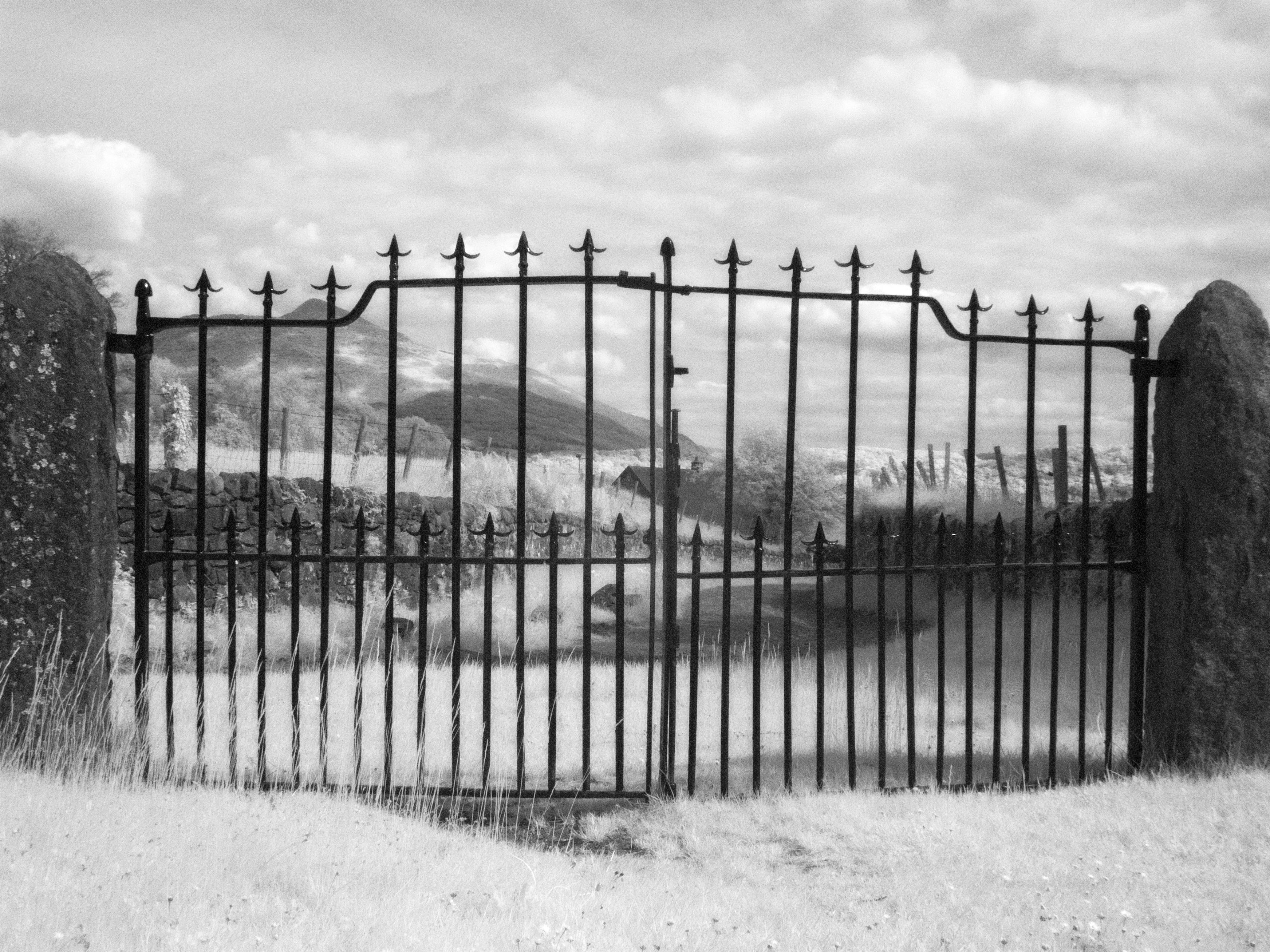 Gates to Ardchattan Priory Ruins