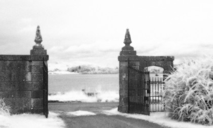 Gates looking over Loch Etive