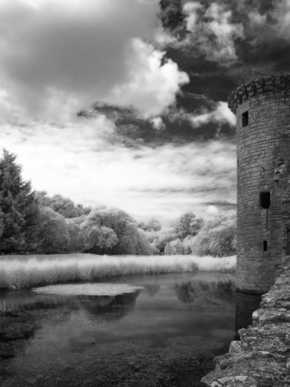 Caerlaverock Castle moat